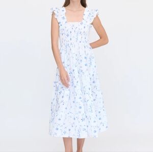 Hill House Ellie Nap dress, Blue Botanical, sz s